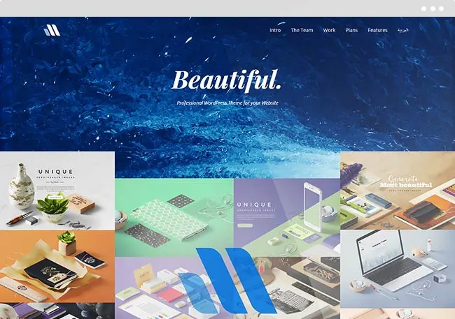 إبداعي، صفحة واحدة